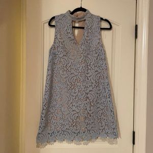 Light blue lace dress